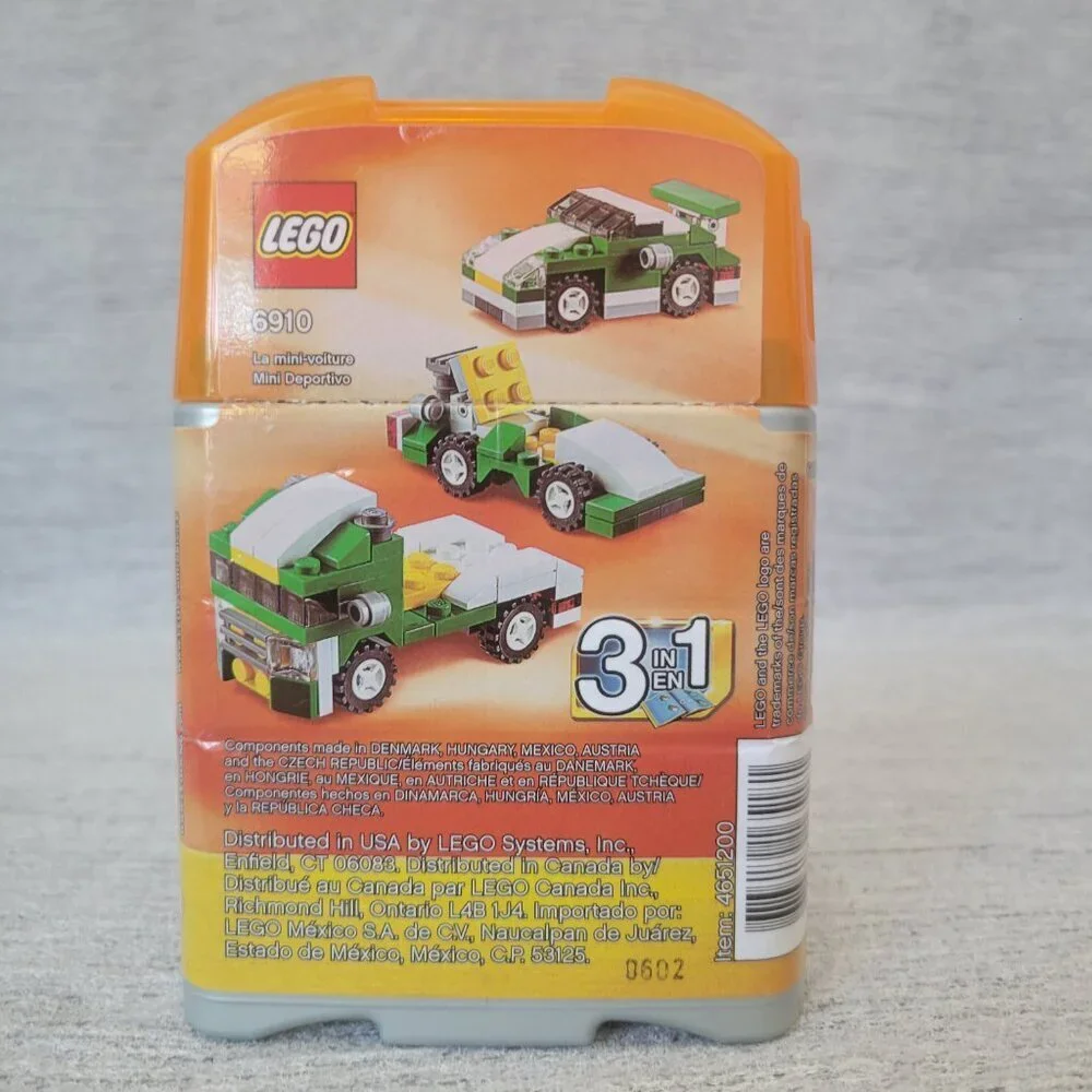 Lego Creator 3 in 1 Mini Sports Car 6910